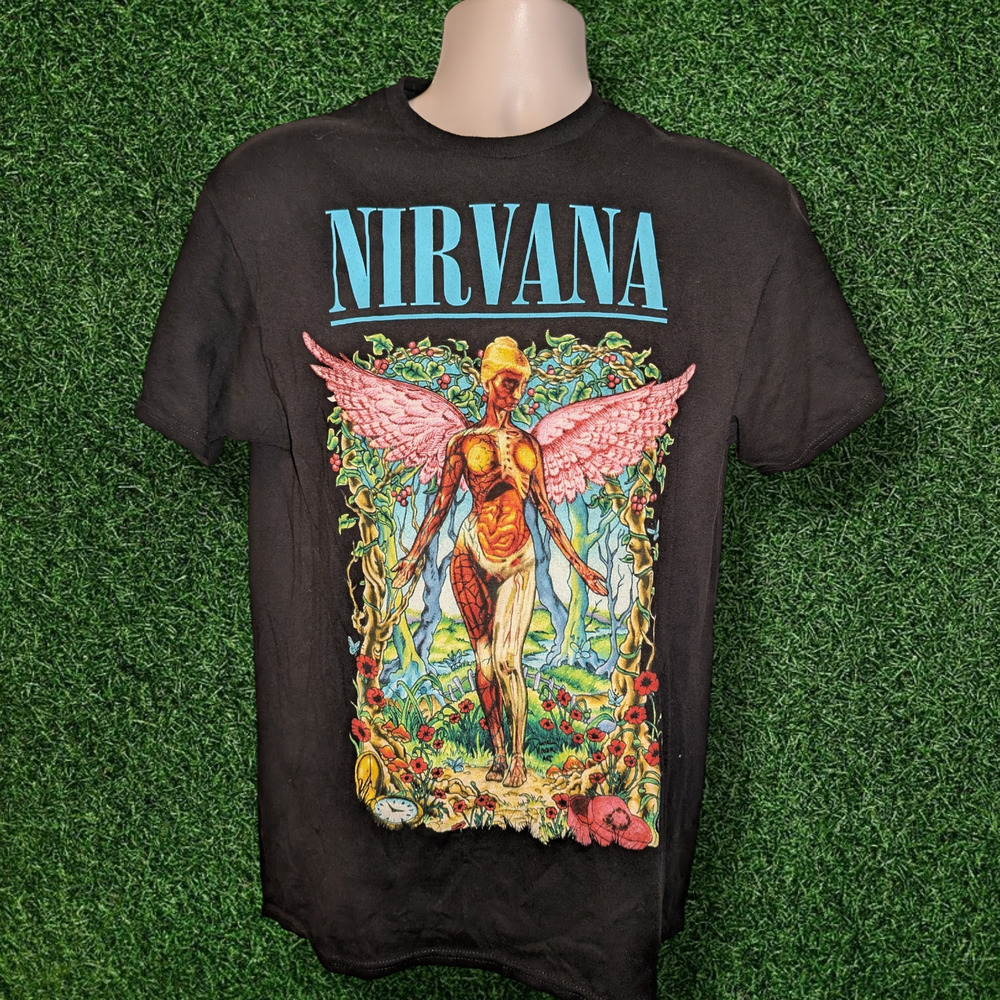 Vintage Y2k 00s Nirvana In Utero T Shirt - Large